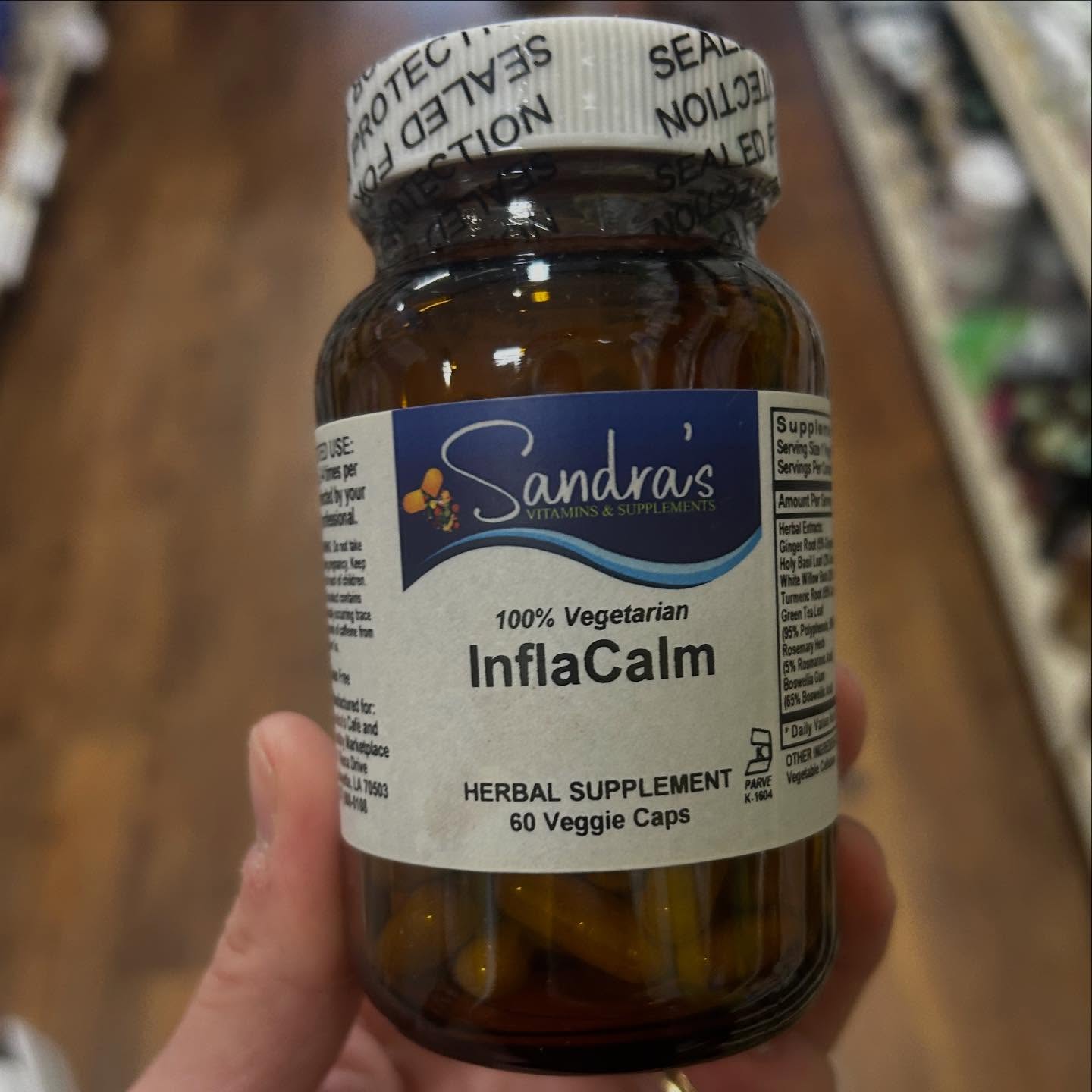 sandras inflacalm for inflammation support