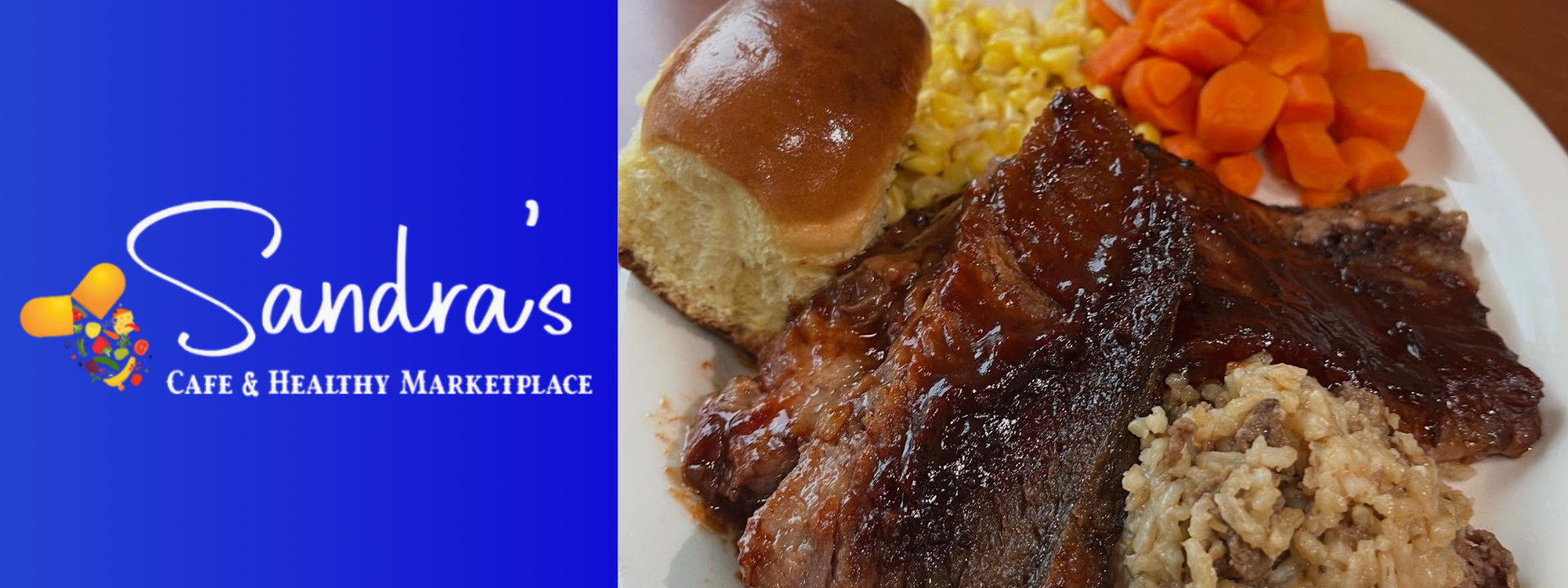 Sandra's Has Organic Healthy Plate Lunches Daily in the Cafe